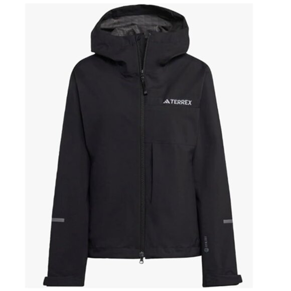 Adidas Women's Terrex Multi Rain.rdy 2.5-Layer Rain Jacket Black 2X - Picture 1 of 8